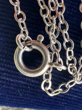 Load image into Gallery viewer, Vintage Signed AD Sterling Silver Spiderweb Web Pendant Necklace 17.5”
