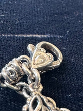 Load image into Gallery viewer, Signed Scott Grimes for John Hardy JAI Sterling Silver &amp; 14K Yellow Gold Single Charm Chain Bracelet 7.25”
