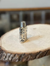 Load image into Gallery viewer, Sterling Silver Taxco Mexico Perfume Bottle JJC 925 Glass Vintage 1940s Scent
