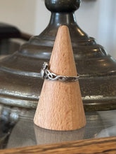 Load image into Gallery viewer, Vintage Sterling Silver Claddagh Celtic Knot Ring US Size 8 Unisex
