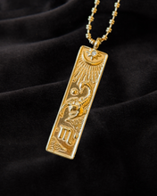 Load image into Gallery viewer, Gold Tone Stainless Steel Zodiac Pendant Necklaces
