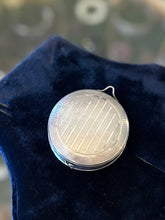 Load image into Gallery viewer, Antique Art Deco Hallmarked F&amp;B Foster and Bailey Sterling Silver Double Sided Mirror Compact
