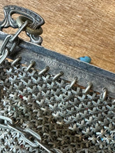 Load image into Gallery viewer, Antique Art Deco 1920s MANDALIAN MFG Co. Multicolor Enameled Metal Mesh Purse Handbag
