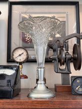 Load image into Gallery viewer, Edwardian Cut Glass Trumpet Vase circa 1900s
