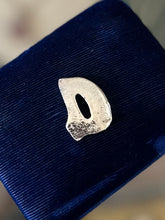 Load image into Gallery viewer, Vintage 1974 Signed HATTIE CARNEGIE Silver Clad Lowercase “A” Bubble Letter Initial Pendant Charm
