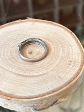 Load image into Gallery viewer, Vintage 925 Sterling Silver Bamboo Knot Design Band Ring US Size 8 1/2
