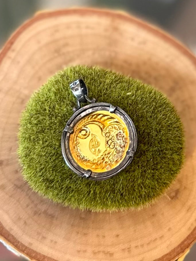 Vintage Hallmarked Ilias Lalaounis Greece 18K Yellow Gold