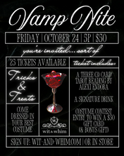 Load image into Gallery viewer, Vamp Nite Ticket | Friday October 24th 5PM
