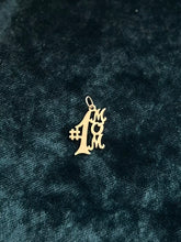 Load image into Gallery viewer, You Pick! Vintage 14k Yellow Gold Charms Pendants | Penguin, Chariot, Cat, Teddy Bear, #1 Mom, Unicorn
