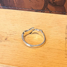 Load image into Gallery viewer, Silver Tone Bat Wing Rings | Adjustable
