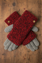 Load image into Gallery viewer, Wool Blend Double Layer Knit Gloves

