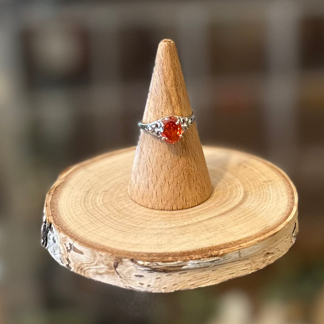 Sterling Silver & Colored Stone Ring