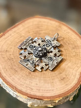 Load image into Gallery viewer, Vintage Large Bethlehem 800 Sterling Silver Jerusalem Cross Statement Pendant Religious
