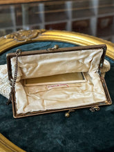 Load image into Gallery viewer, Vintage Circa 1930s 1940s French White Beige &amp; Off White Seed Beaded Purse Evening Bag Made in France
