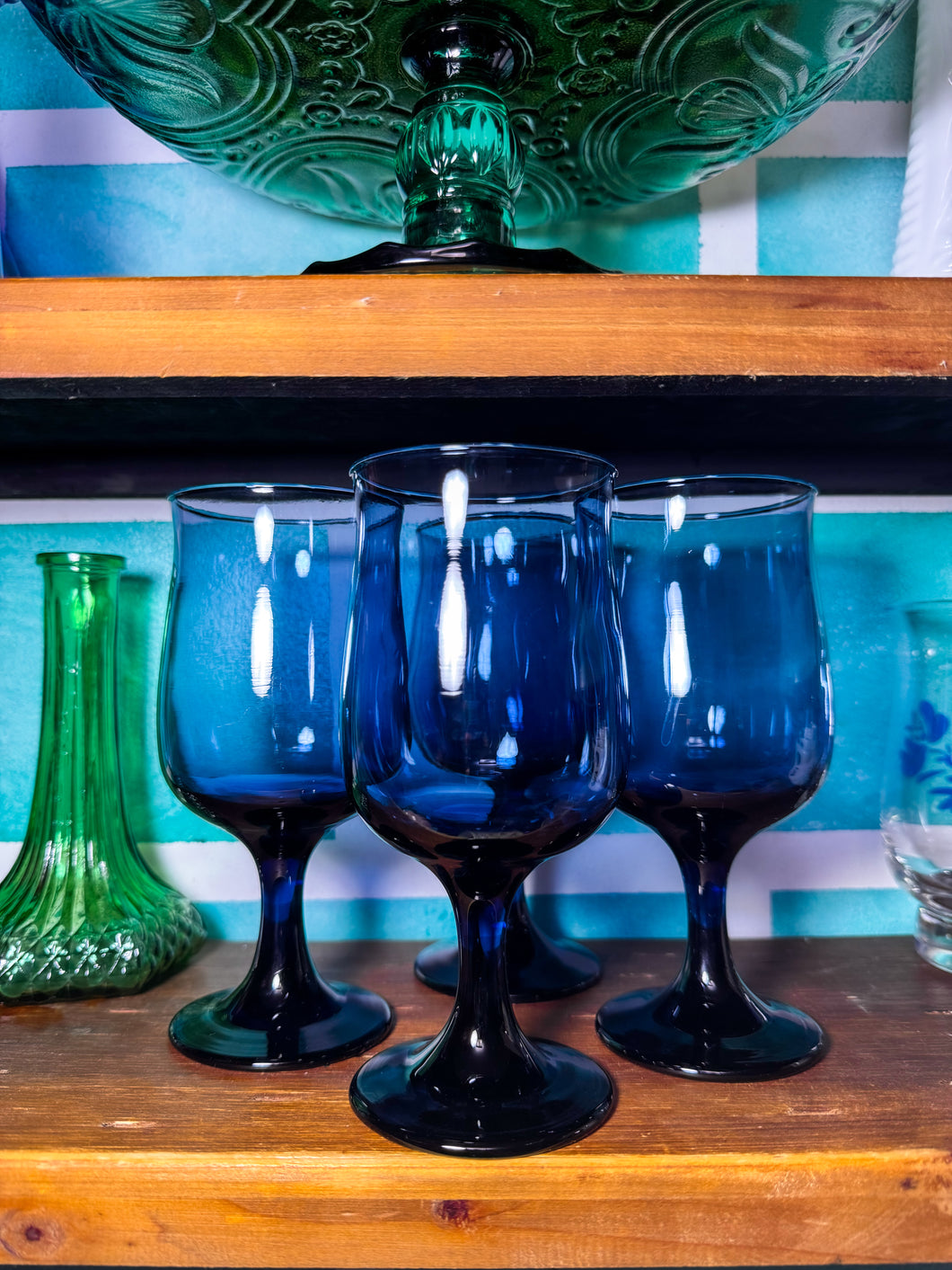 Libby Tulip Glasses set of 4