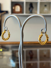 Load image into Gallery viewer, You Pick! Napier or Monet Gold Plated Hoop Earrings Hoops 1980s
