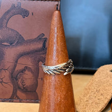 Load image into Gallery viewer, Silver Tone Angel Wing Rings | Adjustable
