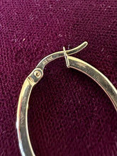 Load image into Gallery viewer, 14k Yellow Gold Oval Hoop Earrings
