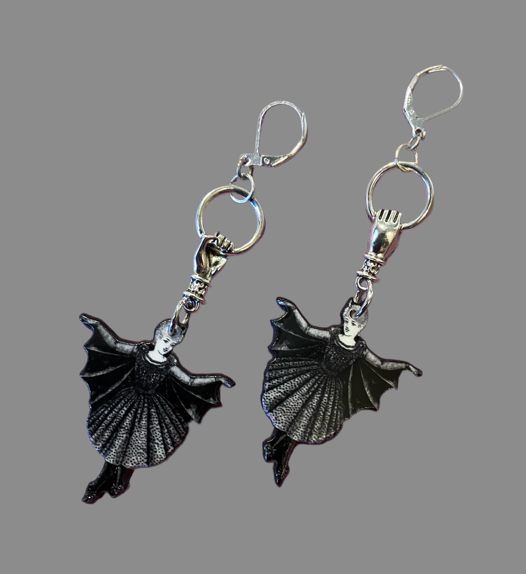 “DANCING VAMP” Handmade Earrings