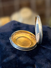 Load image into Gallery viewer, Antique Art Deco Hallmarked F&amp;B Foster and Bailey Sterling Silver Double Sided Mirror Compact
