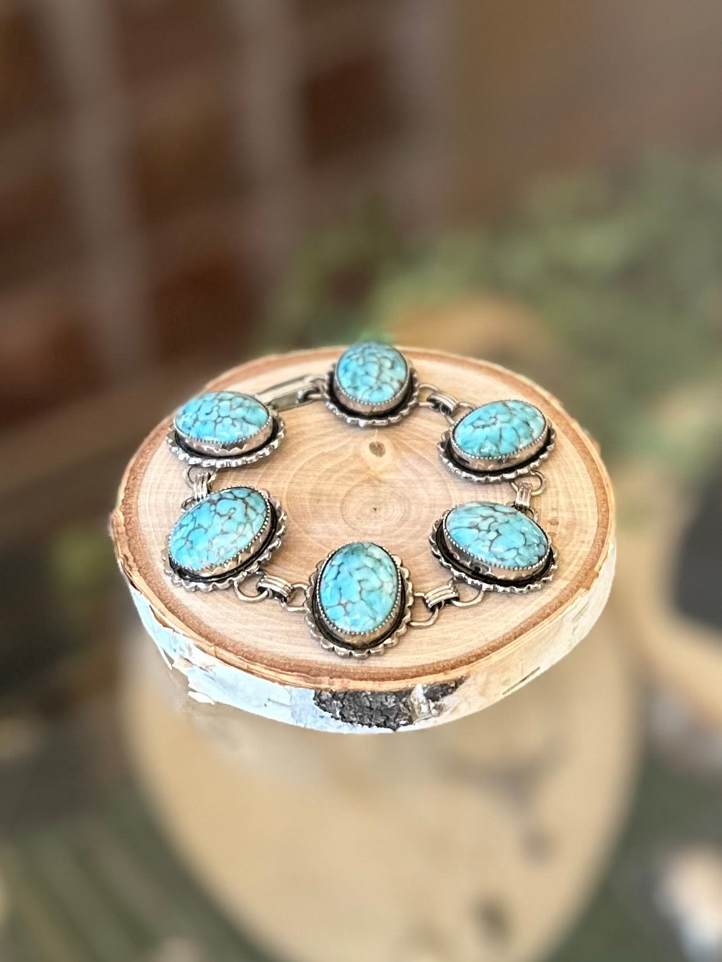 Vintage Blue Turquoise Oval Bracelet Watch soldout ??????✔️(Vintage) Vintage Men main image 4