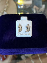 Load image into Gallery viewer, Vintage 1980s-1990s New Old Stock Hypoallergenic Halloween Stud Earrings | Ghosts or Bats
