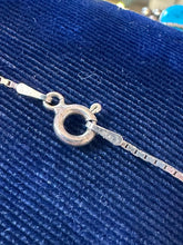 Load image into Gallery viewer, Vintage Southwestern Mexico Sterling Silver &amp; Genuine Turquoise Pendant Necklace 18”
