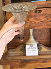 Load image into Gallery viewer, Edwardian Cut Glass Trumpet Vase circa 1900s
