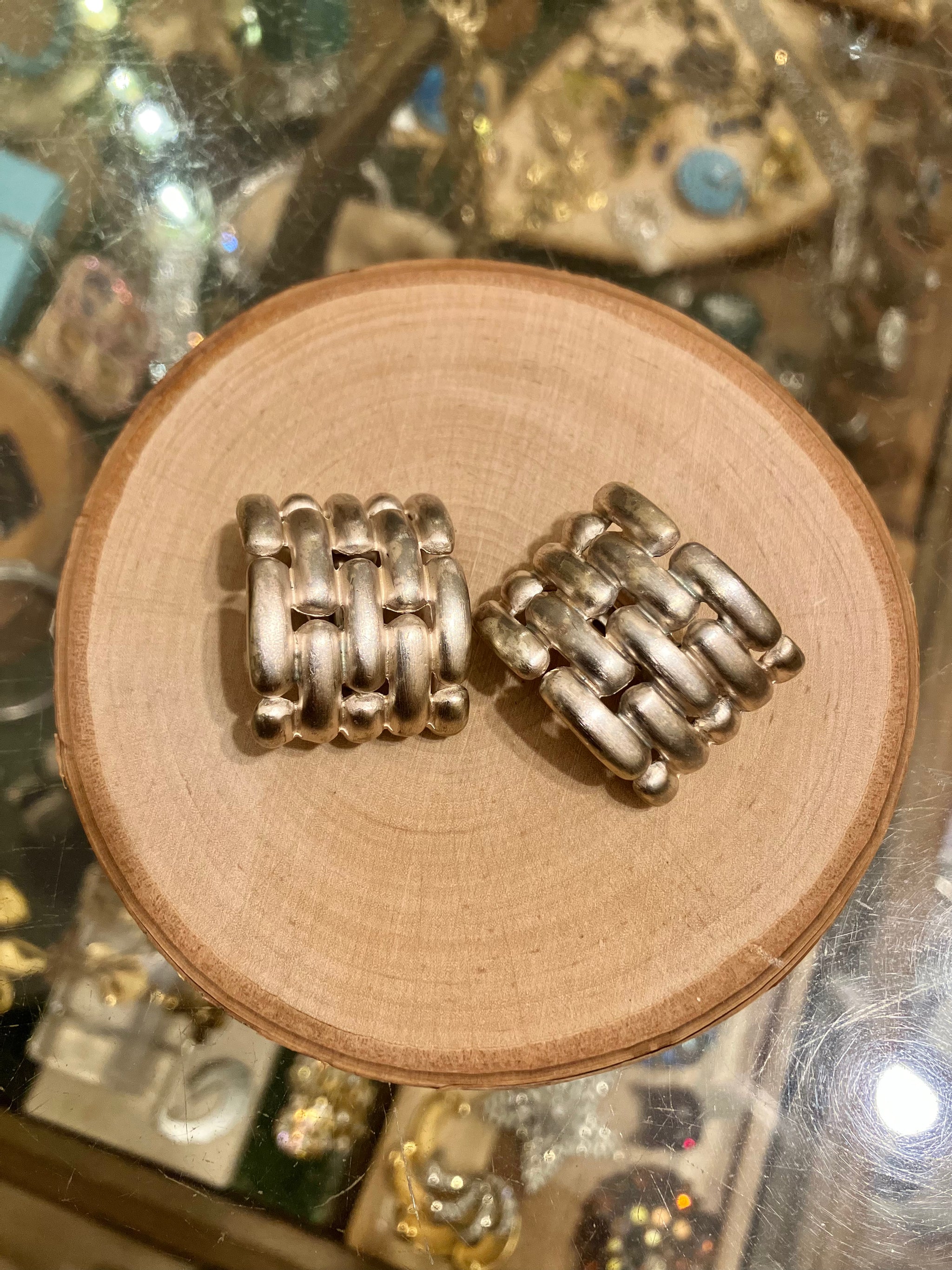 Vintage 1980s GIVENCHY Paris New York Signed Silver Tone