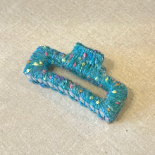 Load image into Gallery viewer, Jumbo Multicolor Thread Claw Hair Clip
