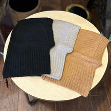 Load image into Gallery viewer, Solid Knit Snood Hood
