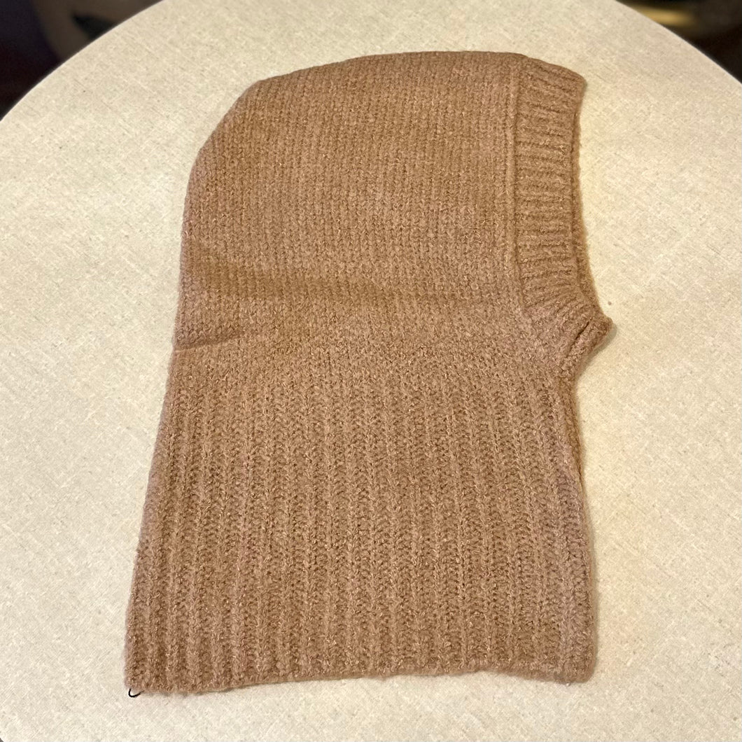 Solid Knit Snood Hood