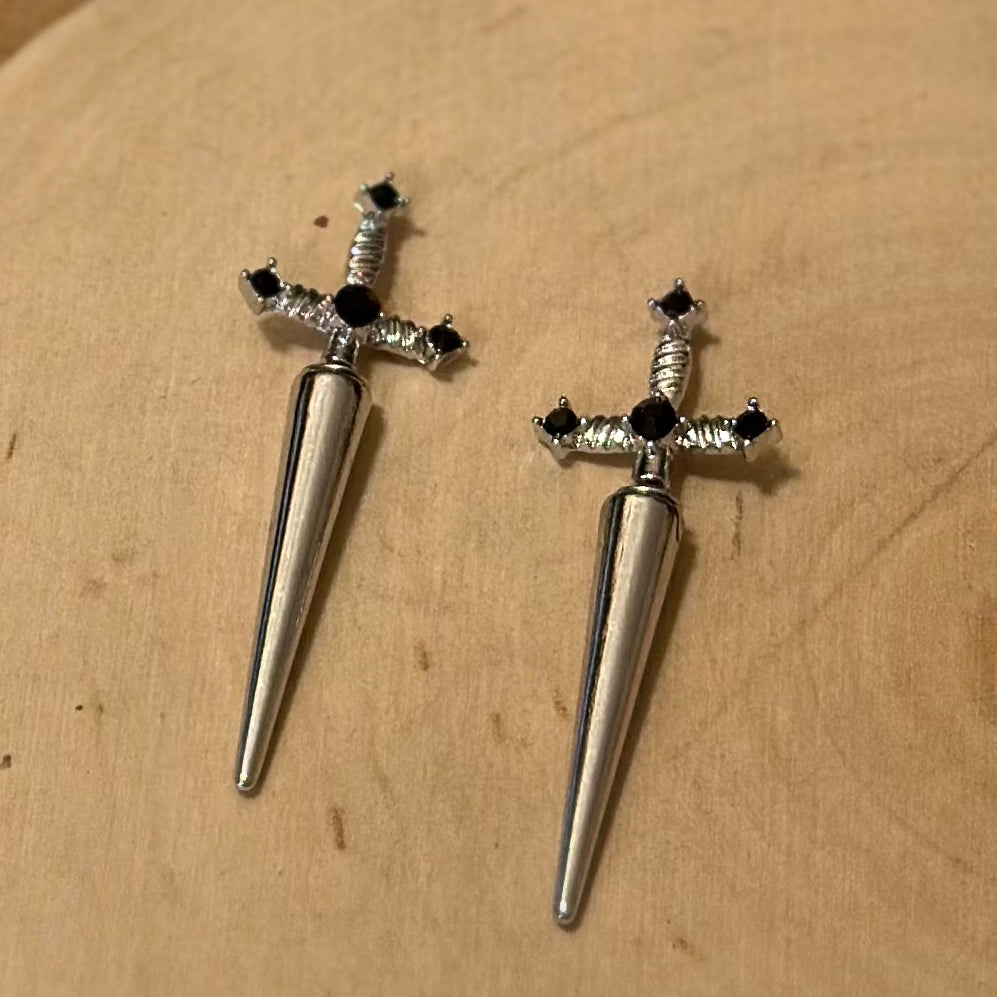Sword Earrings