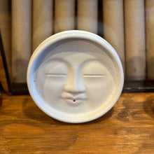 Load image into Gallery viewer, Handmade Clay Moon Face Incense Holders
