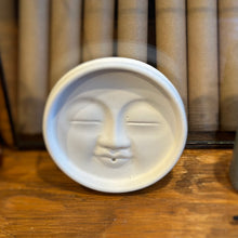 Load image into Gallery viewer, Handmade Clay Moon Face Incense Holders
