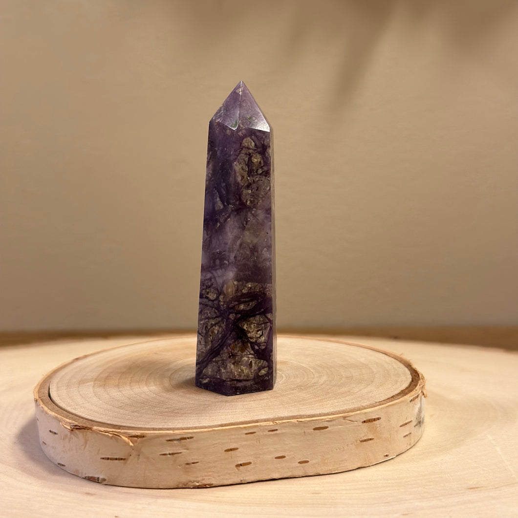 Charoite Crystal Tower 2.75”