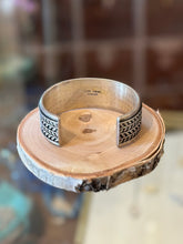 Load image into Gallery viewer, Vintage Tom Hawk Sterling Silver Wide Cuff Bracelet 78 gr Signed Native American
