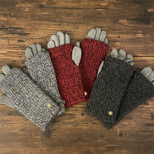 Load image into Gallery viewer, Wool Blend Double Layer Knit Gloves
