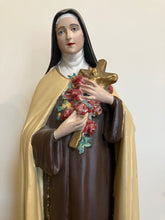 Load image into Gallery viewer, Vintage 1940s St Theresa 17.5&quot; Chalkware Statue Saint Therese Nun
