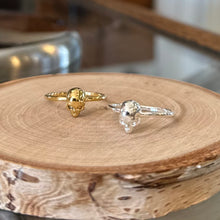 Load image into Gallery viewer, Dainty Skull Rings | Gold or Silver Tone | Stainless Steel
