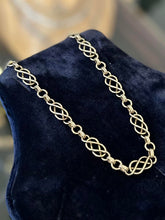 Load image into Gallery viewer, Vintage Art Deco Signed WL Walter Lampl 12K GF Gold Filled Specialty Chain 15.25
