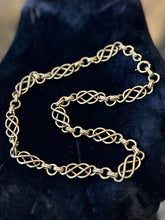 Load image into Gallery viewer, Vintage Art Deco Signed WL Walter Lampl 12K GF Gold Filled Specialty Chain 15.25
