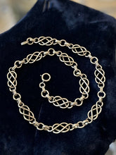 Load image into Gallery viewer, Vintage Art Deco Signed WL Walter Lampl 12K GF Gold Filled Specialty Chain 15.25
