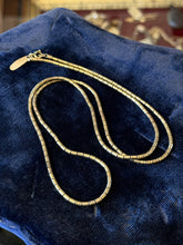 Load image into Gallery viewer, Vintage Signed JB Jacoby Bender 12kt Gold Overlay Beaded Chain Necklace 24.25"
