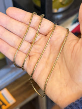 Load image into Gallery viewer, Vintage Signed JB Jacoby Bender 12kt Gold Overlay Beaded Chain Necklace 24.25"
