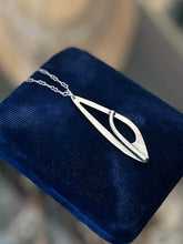 Load image into Gallery viewer, Vintage ORB Otto Rob Bade Sterling Silver Modernist Boomerang Pendant Necklace
