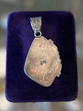 Load image into Gallery viewer, Vintage RB Running Bear Navajo Sterling Silver Magnesite Faceted Citrine Pendant
