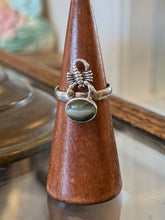 Load image into Gallery viewer, Unique Artisan Sterling Silver Cabochon Gem Bezel Set Scorpion Ring US 9.25
