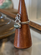 Load image into Gallery viewer, Unique Artisan Sterling Silver Cabochon Gem Bezel Set Scorpion Ring US 9.25
