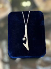 Load image into Gallery viewer, Vintage ORB Otto Robert Bade Sterling Silver Modernist Abstract Pendant Necklace
